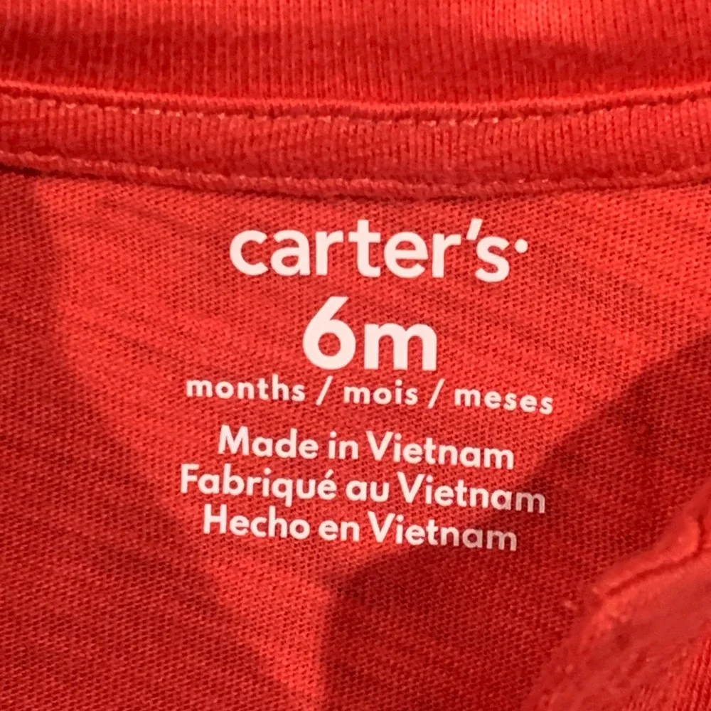 Carters Baby Boy 6M Red‎ Crab Polo Shirt and Navy Shorts 2 Piece Set NEW